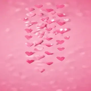 pink hearts background