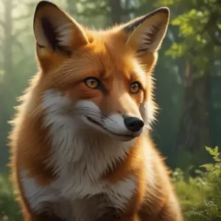 background fox