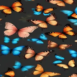 butterflies transparent background