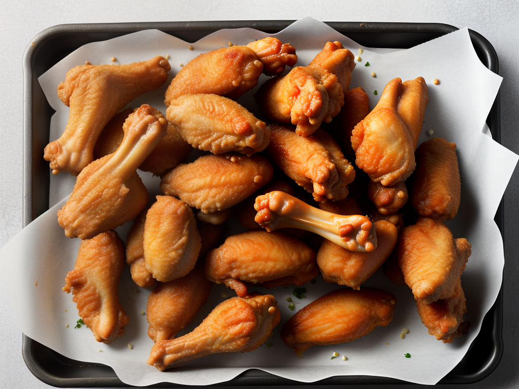 deep fried chicken wings from frozen