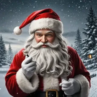 santa claus iphone wallpaper