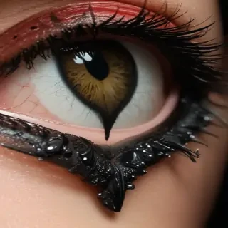 broken heart black