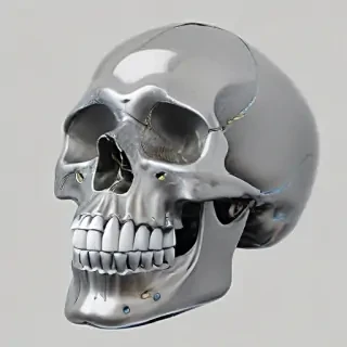 transparent skull