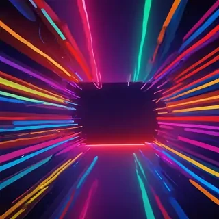 neon color background