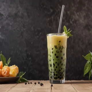 boba tea background