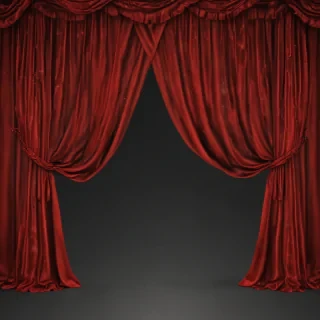 red curtain png