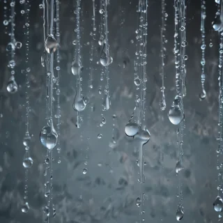 water droplets transparent