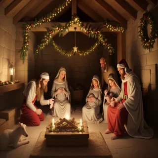 merry christmas nativity images free