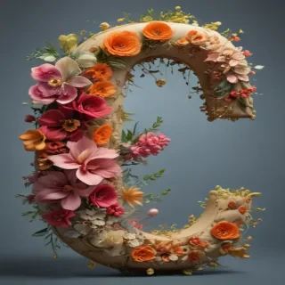 floral letters
