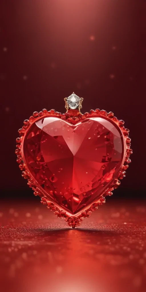 sparkly red background