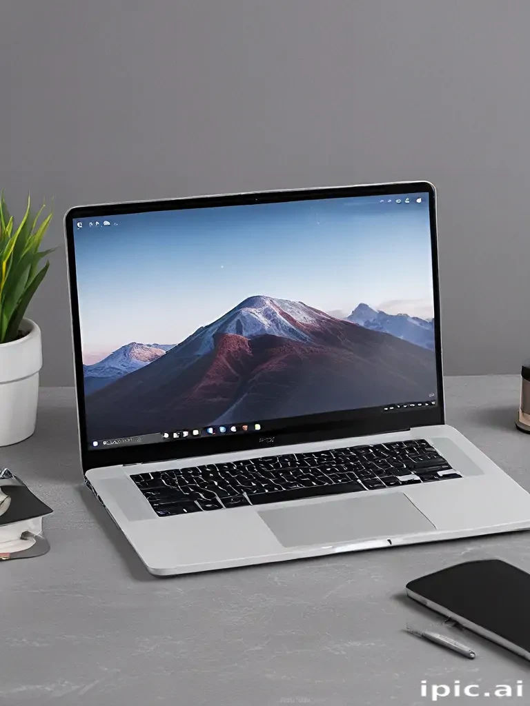 laptop computer mockup