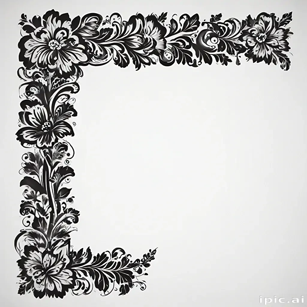 border clip art black and white