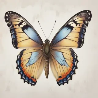 pictures of drawings of butterflies