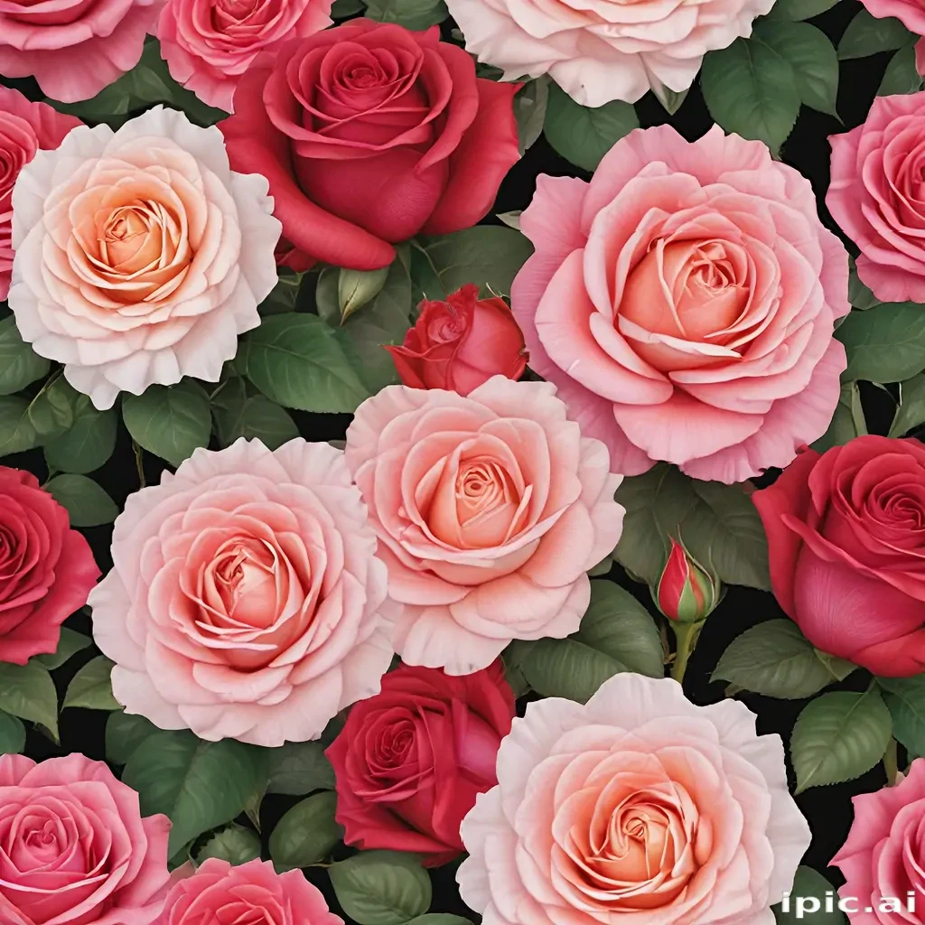 rose border
