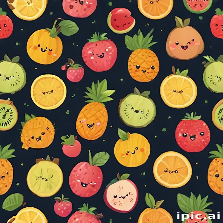 cute fruit backgrounds