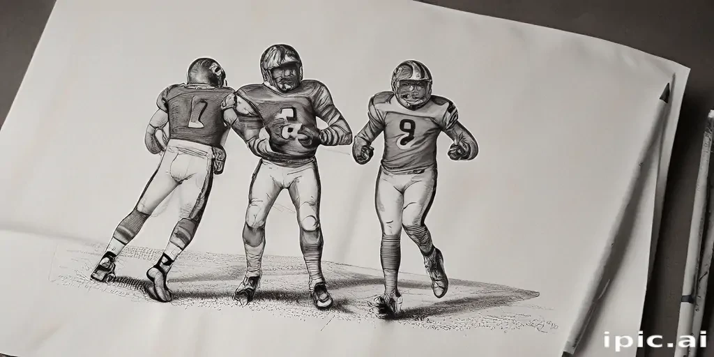 football drawing