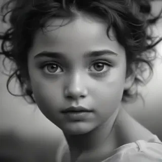 black and white cute
