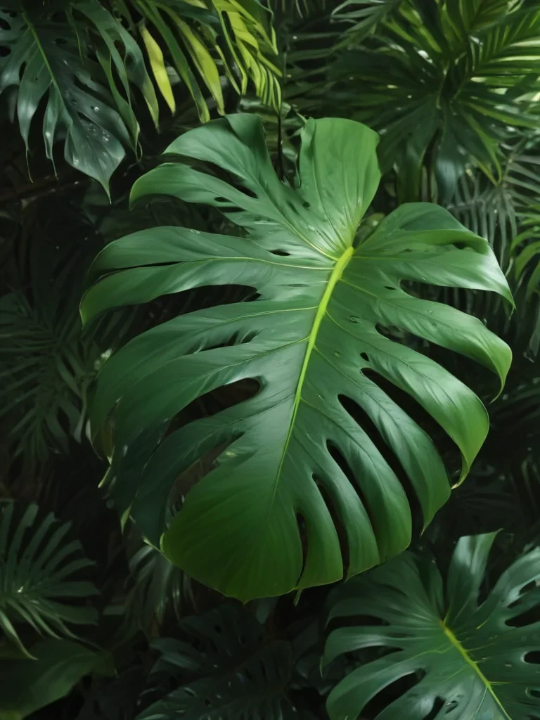 monstera background
