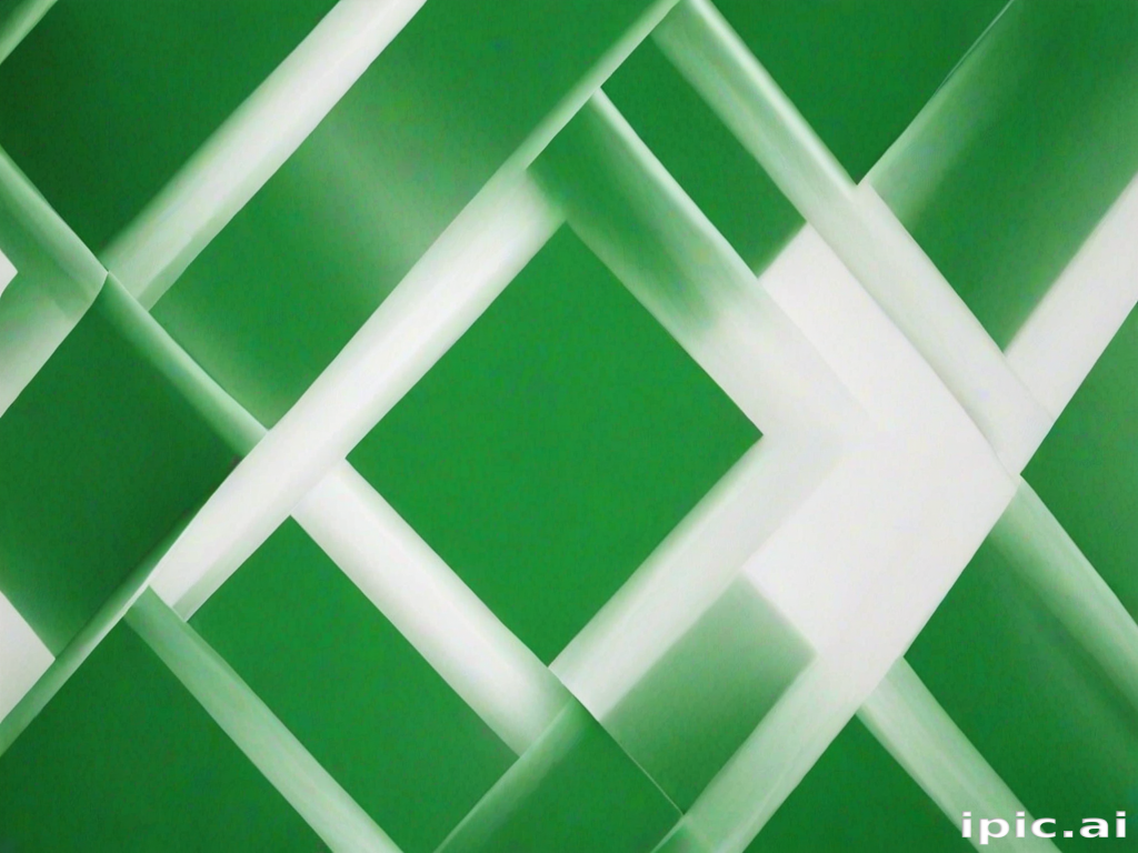 green and white background