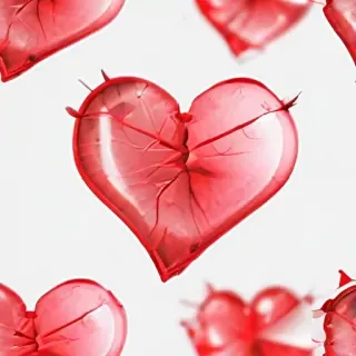 broken heart transparent