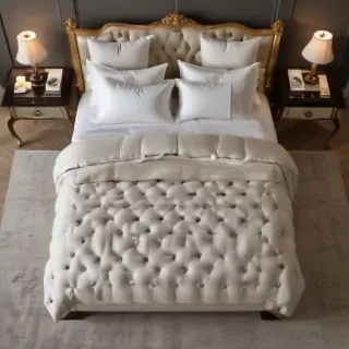 bed top view