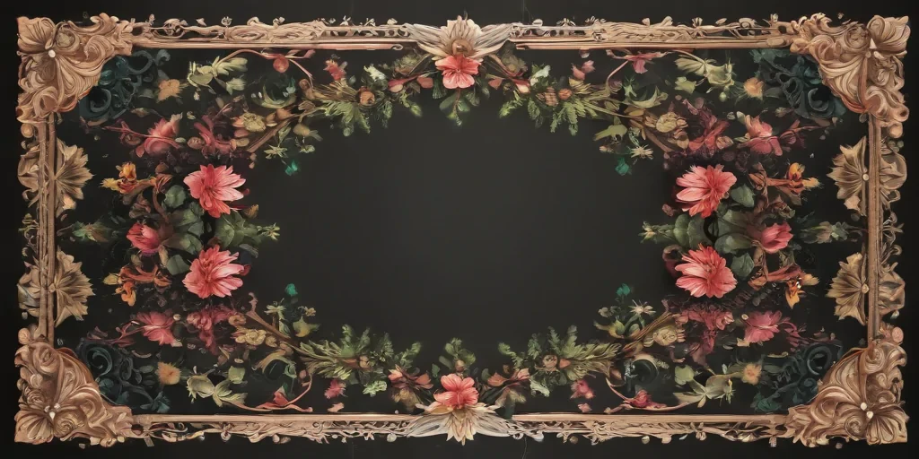 floral page borders