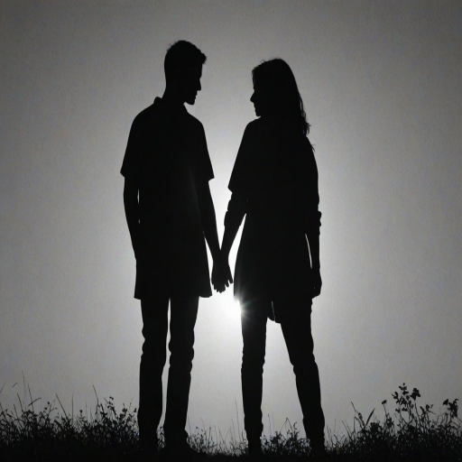 couple silhouette