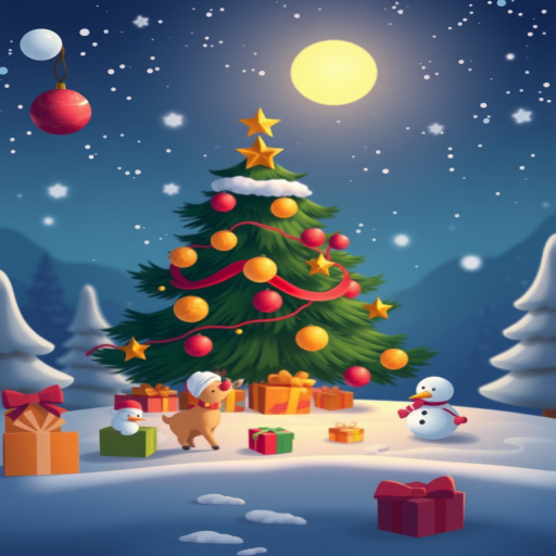 cartoon christmas backgrounds