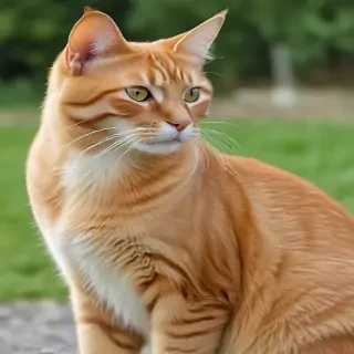 orange cat