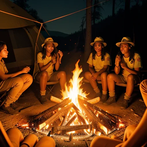 camp fire png