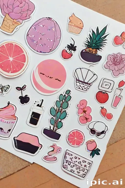 aesthetic printable stickers