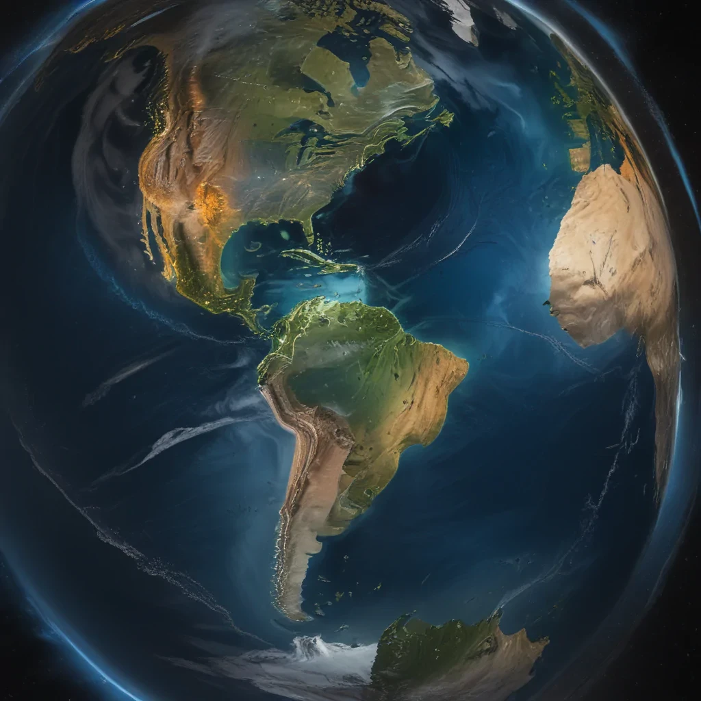 earth from space