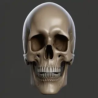 transparent skull png