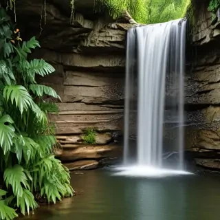 water fall wall paper