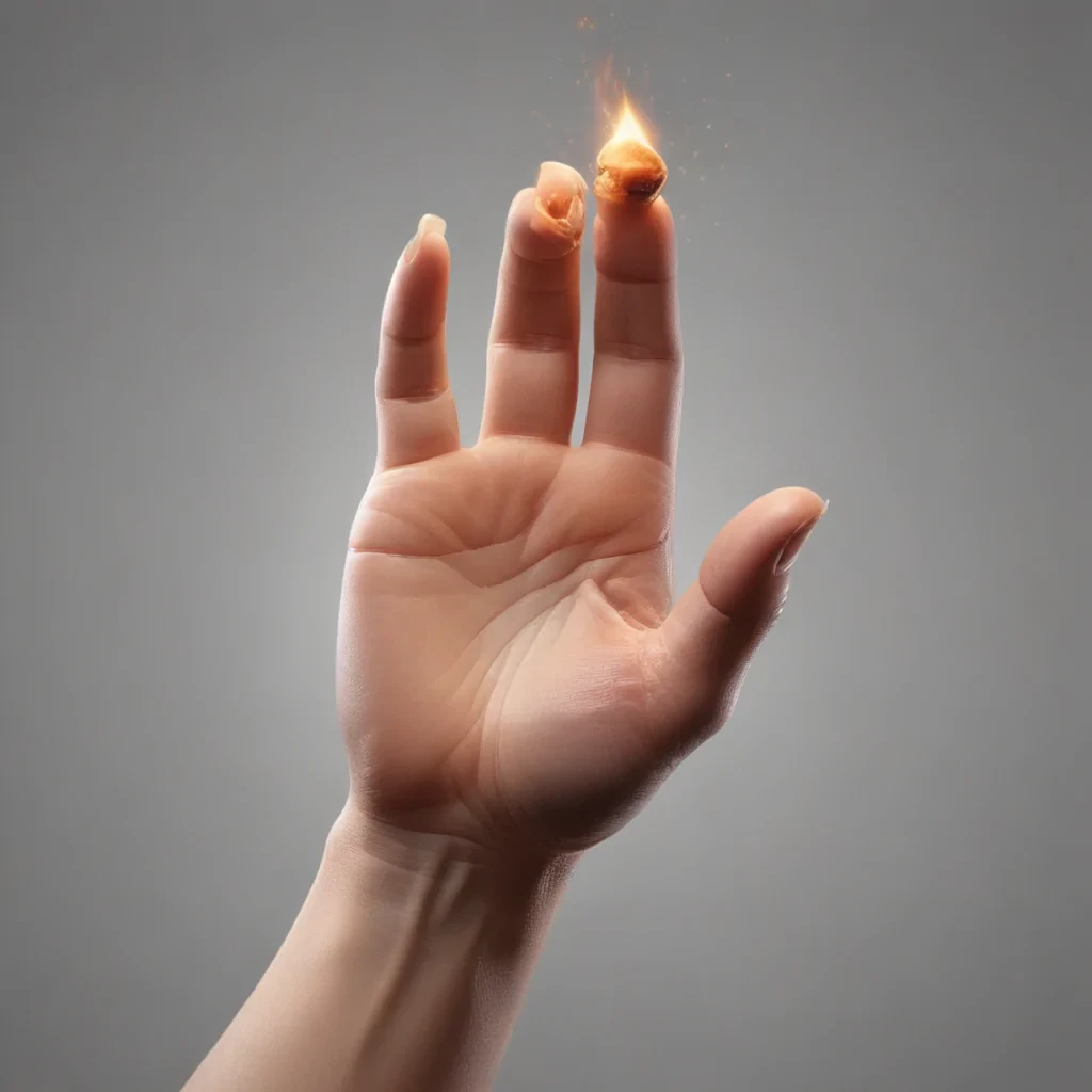 point finger png
