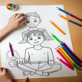 kids drawing
