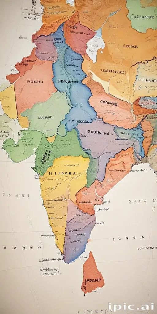 map of india