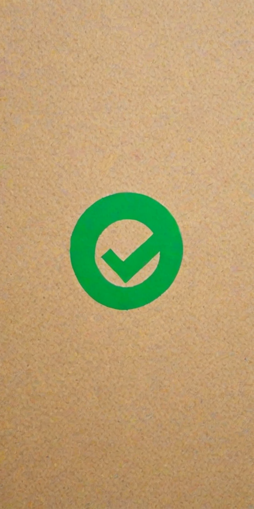 green check mark