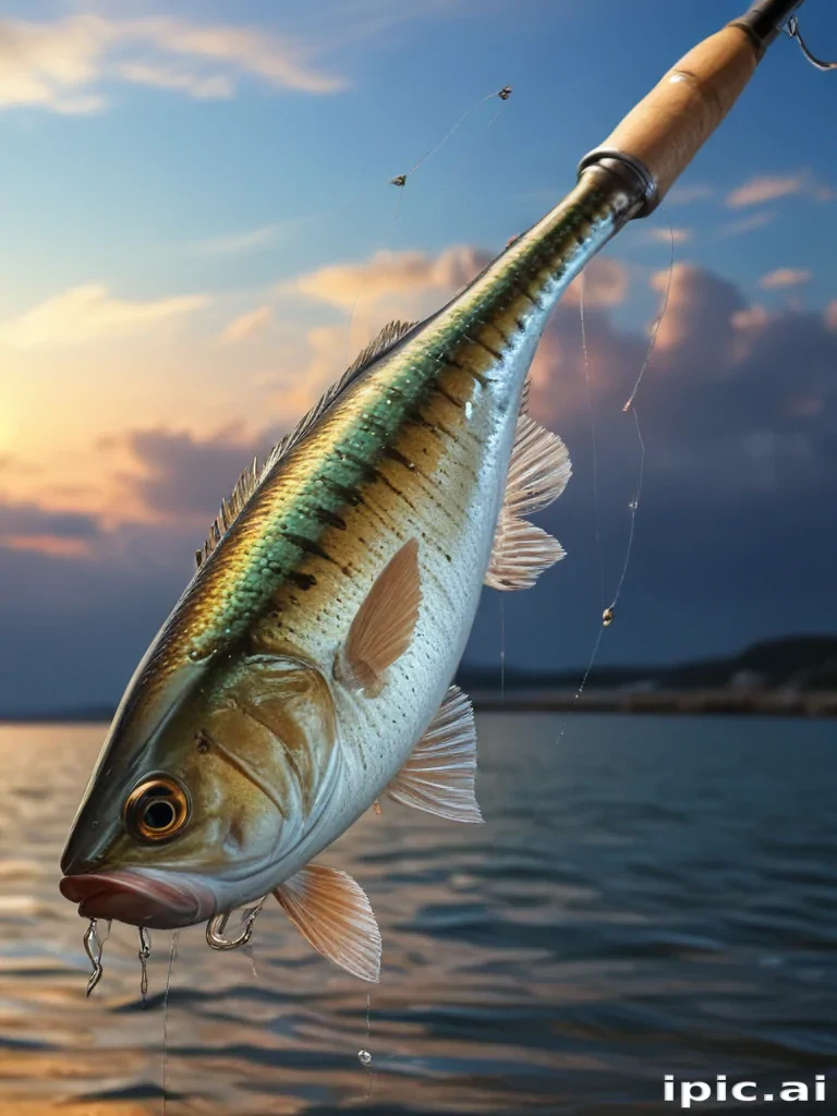 rod in fishing