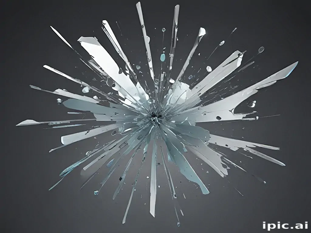 glass shattering png