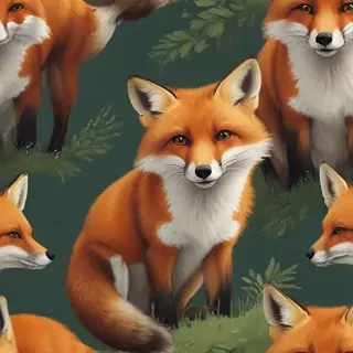 background fox