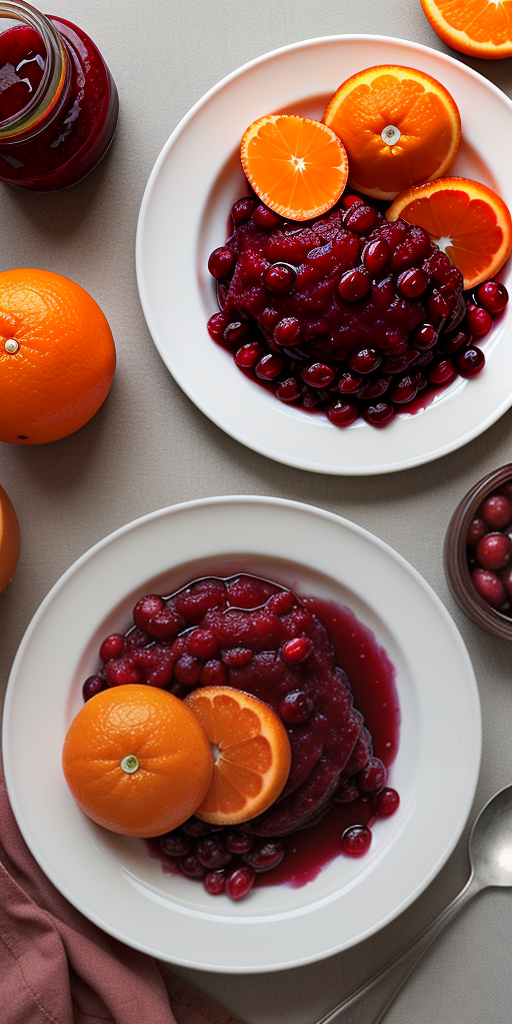 cranberry sauce with mandarin oranges