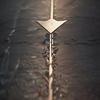 downward arrow