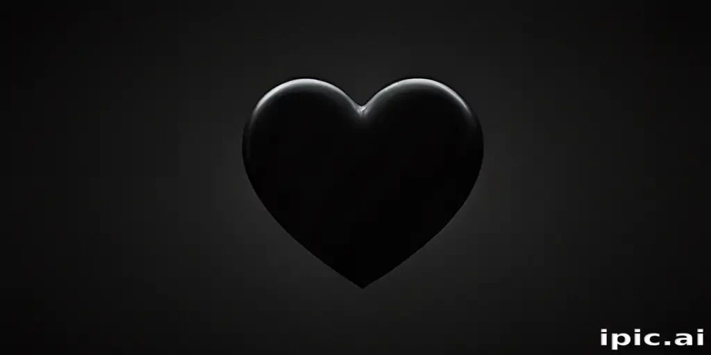 black heart pic
