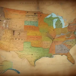 map of the usa states