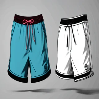 shorts mock up