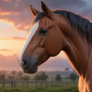 cartoon horses