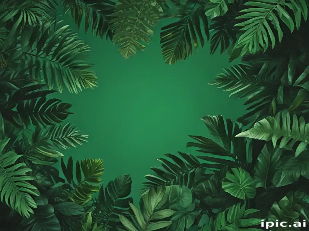 green aesthetic background