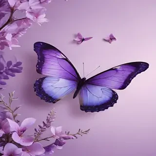 purple butterfly wallpaper aesthetic
