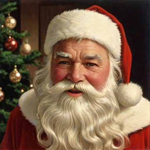 images of vintage santa